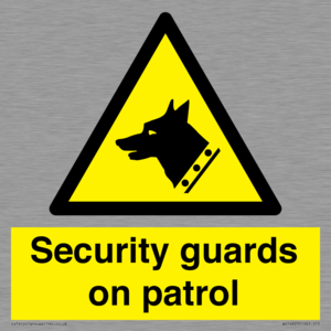 Security guards on patrol